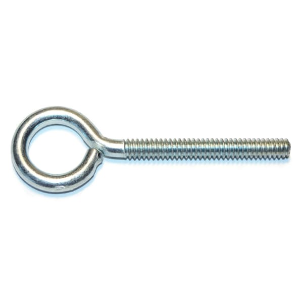 Midwest Fastener Eye Bolt 3/16"-34, 24 in Shank, Steel, Zinc Plated, 25 PK 51700 - main